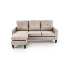 GERSON sofa z podnóżkiem beżowy (1p1szt)