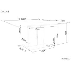 Stół Dallas - DALLASBB110