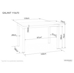 Stół Galant - GALANTB