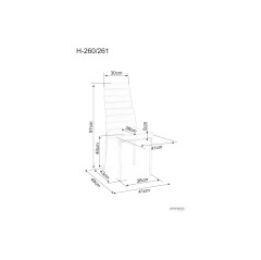 Krzesło H-261 - H261B