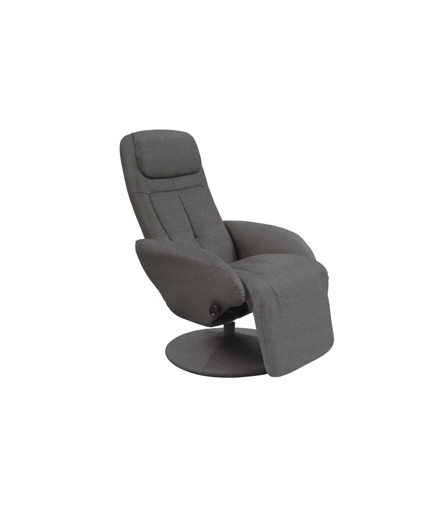 OPTIMA 2 recliner popielaty tkanina