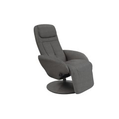 OPTIMA 2 recliner popielaty tkanina