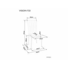 Krzesło H733 - H733SSZ