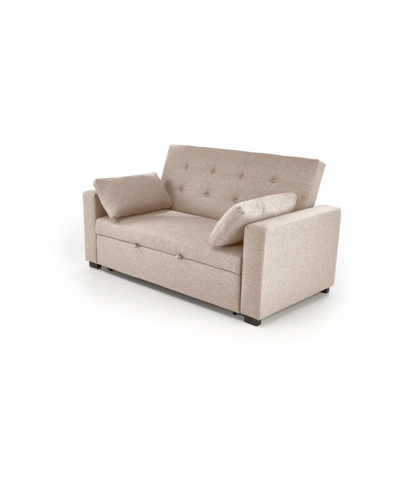 PAULINIO sofa rozkładana, beżowy (2p1szt)