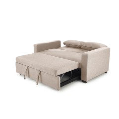 PAULINIO sofa rozkładana, beżowy (2p1szt)