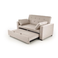 PAULINIO sofa rozkładana, beżowy (2p1szt)