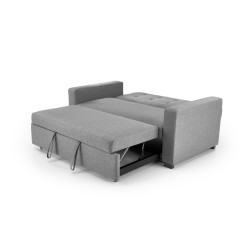 PAULINIO sofa rozkładana, popielaty (2p1szt)