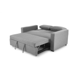 PAULINIO sofa rozkładana, popielaty (2p1szt)