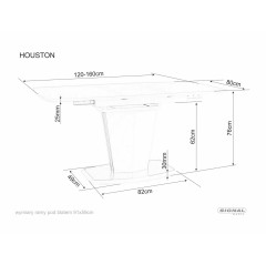 Stół Houston - HOUSTONDD120