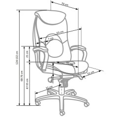 QUAD fotel gabinetowy czarny