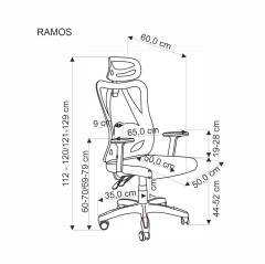 RAMOS fotel gabinetowy czarny (1p1szt)