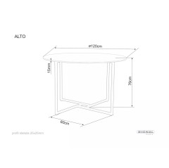 Stół Alto - ALTODC