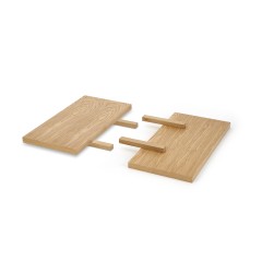 APEX & RADUS - przedłużka blatu 78x40 cm MDF + okleina naturalna kolor: dąb naturalny (1p1kpl)