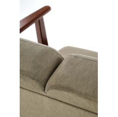 MILANO 2S sofa - oliwkowy tap. Castel 39 (1p1szt)