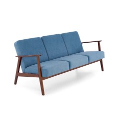 MILANO 3S sofa - niebieski tap. Castel 74 (1p1szt)