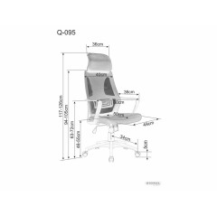 Fotel obrotowy Q-095 - OBRQ095C