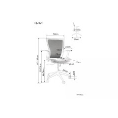 Fotel obrotowy Q-328 - OBRQ328C