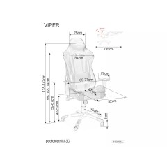 Fotel obrotowy Viper - OBRVIPERC