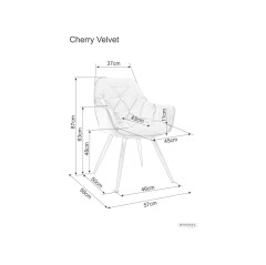 Krzesło Cherry Bjorn - CHERRYBJCCU