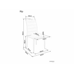 Krzesło Rip Brego - RIPBRCBE