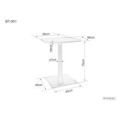 Stół BT001 - BT001C60