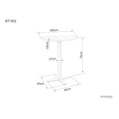 Stół BT002 - BT002BFI60