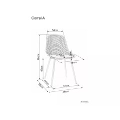 Krzesło Corral A - CORRALACC