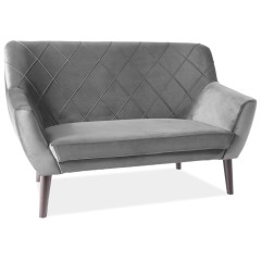 Sofa Kier 2 Velvet wenge - KIER2V14W