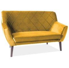 Sofa Kier 2 Velvet wenge - KIER2V68W