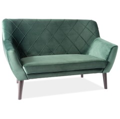 Sofa Kier 2 Velvet wenge - KIER2V78W