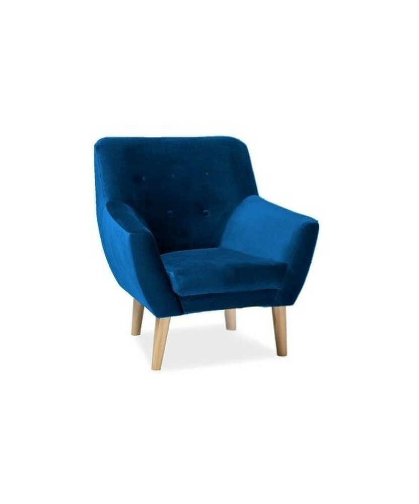 Fotel Nordic 1 Velvet - NORDIC1V86