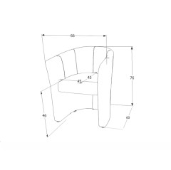 Fotel TM-1 - TM1CBPP