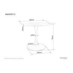 Stół Amadeo II - AMADEOIIDCFI90