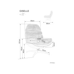 Fotel Giselle - GISELLERA