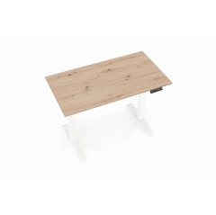 B53 biurko biurko z funkcją regulacji wysokości, dąb artisan / biały (2p1szt)