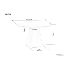 Stół Angel Ceramic 120 - ANGELBDFI120