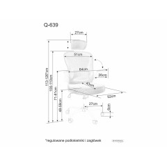 Fotel obrotowy Q-639 - OBRQ639SZ