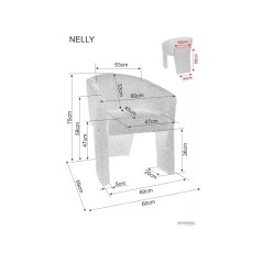 Fotel Nelly Brego - NELLYBRBE34