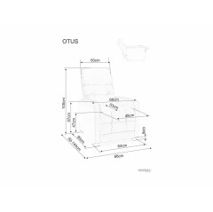 Fotel rozkładany Otus Brego - OTUSBRSZ07