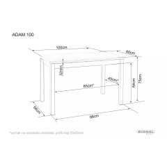 Stół Adam 100 - ADAMBM100