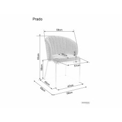 Krzesło Prado - PRADOZLSZ