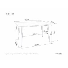 Stół Rion - RIONBC130