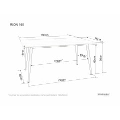 Stół Rion - RIONBC160