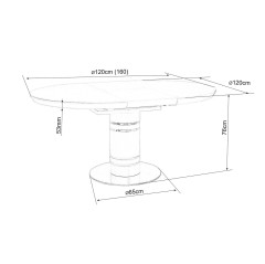 Stół Stratos - STRATOSBB120