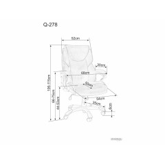 Fotel obrotowy Q-278 - OBRQ278BR