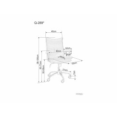 Fotel obrotowy Q-289 - OBRQ289SZ