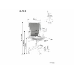 Fotel obrotowy Q-328 - OBRQ328CN