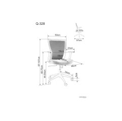 Fotel obrotowy Q-328 - OBRQ328CP