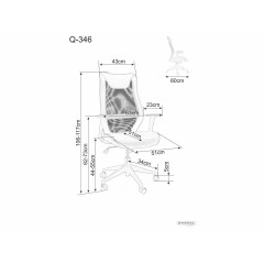 Fotel obrotowy Q-346 - OBRQ346C