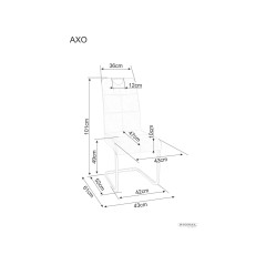 Krzesło Axo Brego - AXOBRCCSZ